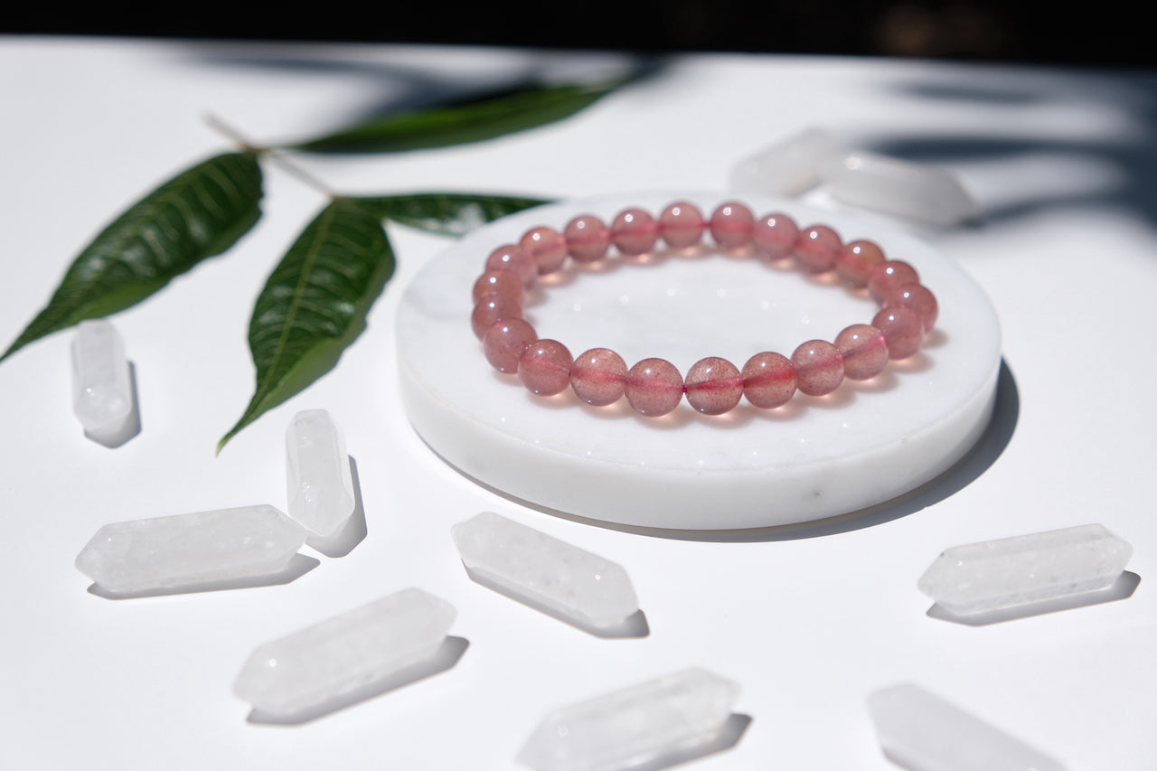 Strawberry Quartz Bracelet