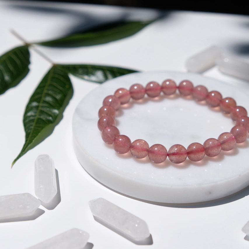 Strawberry Quartz Bracelet