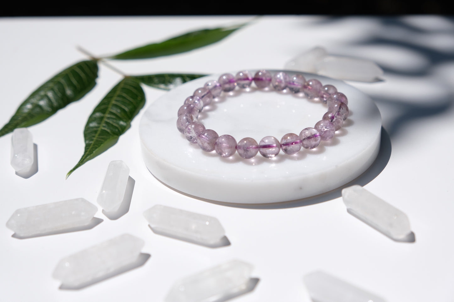Amethyst Azeztulite Bracelet