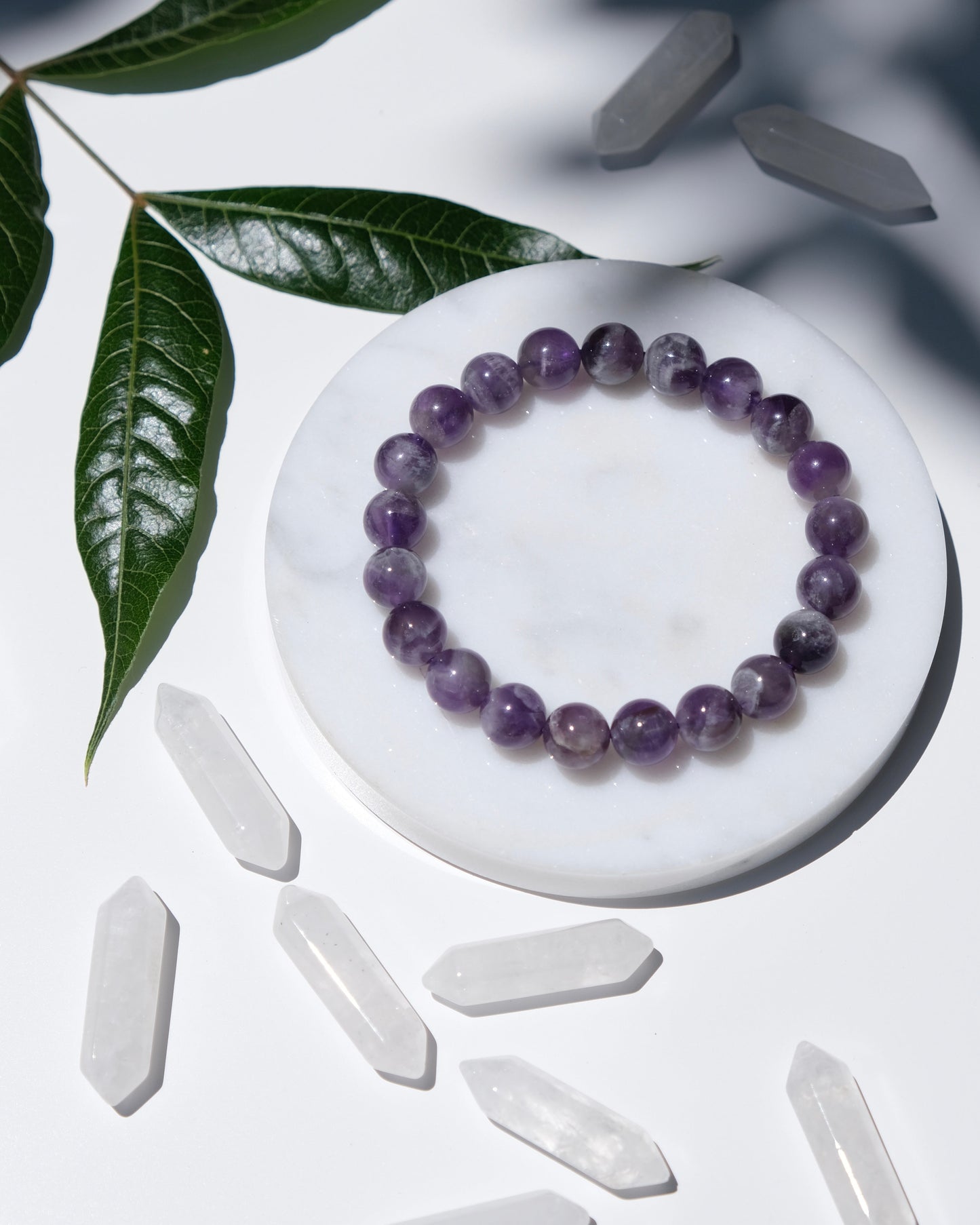 Milky Purple Amethyst Bracelet
