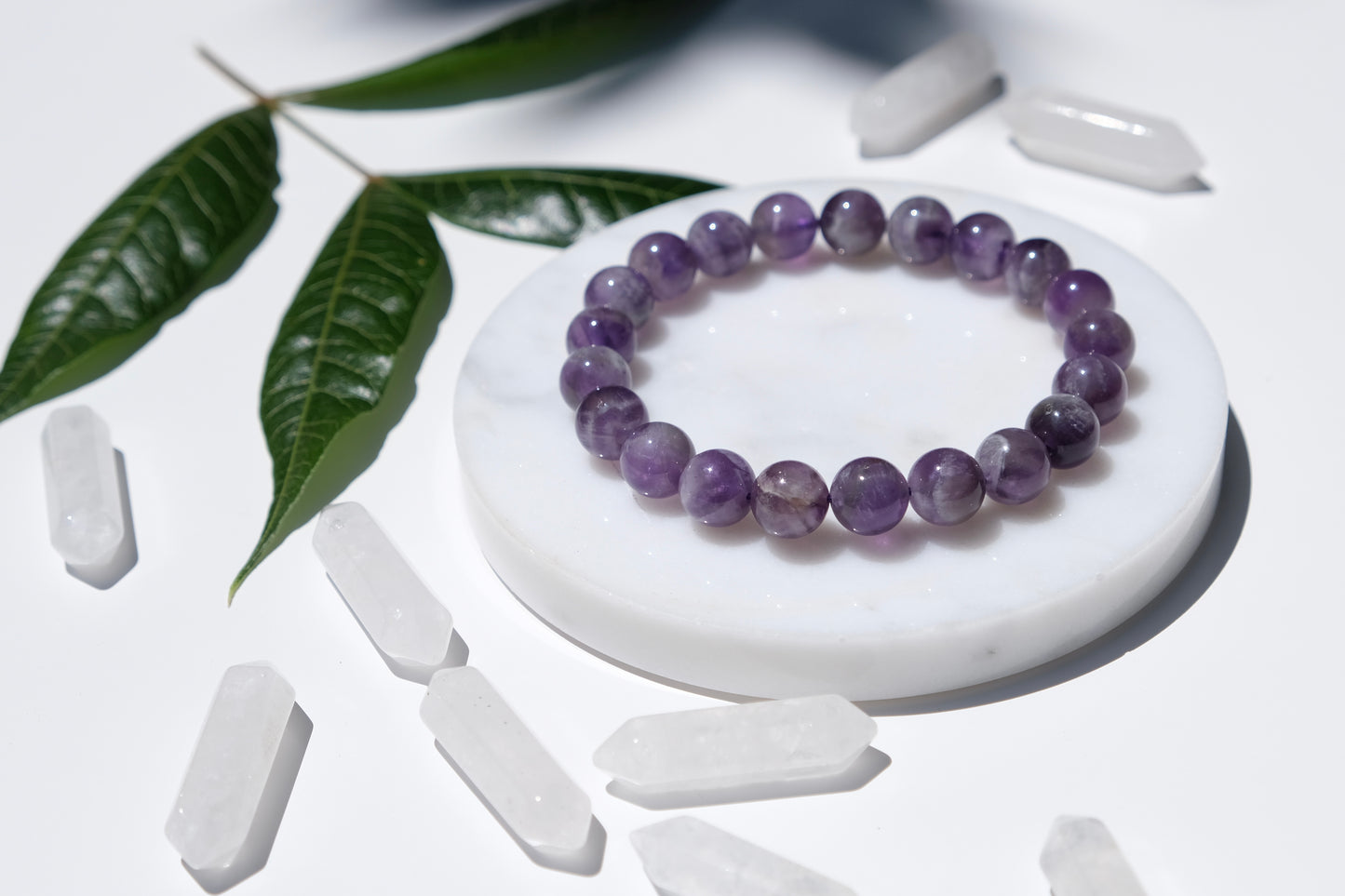 Milky Purple Amethyst Bracelet