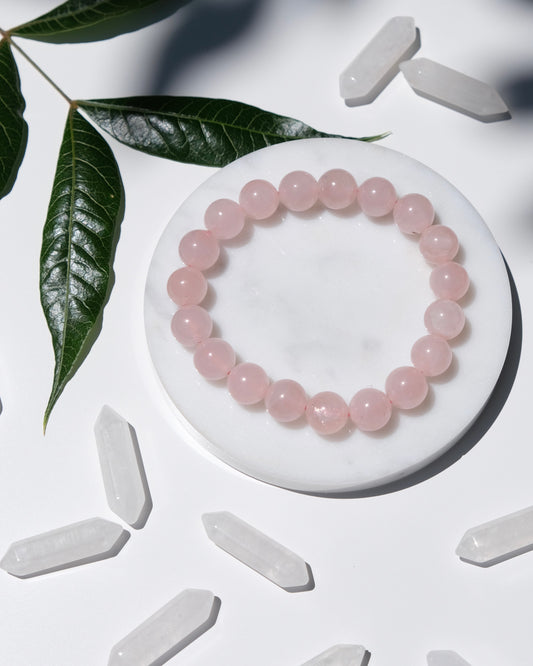 Rose Quartz Bracelet 10mm