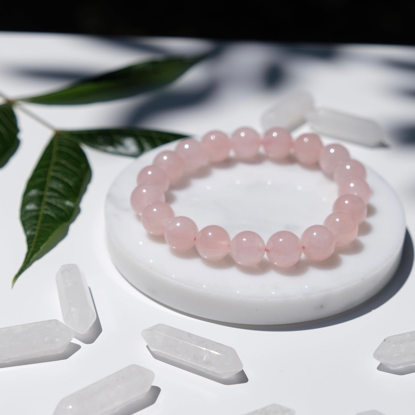 Rose Quartz Bracelet 10mm