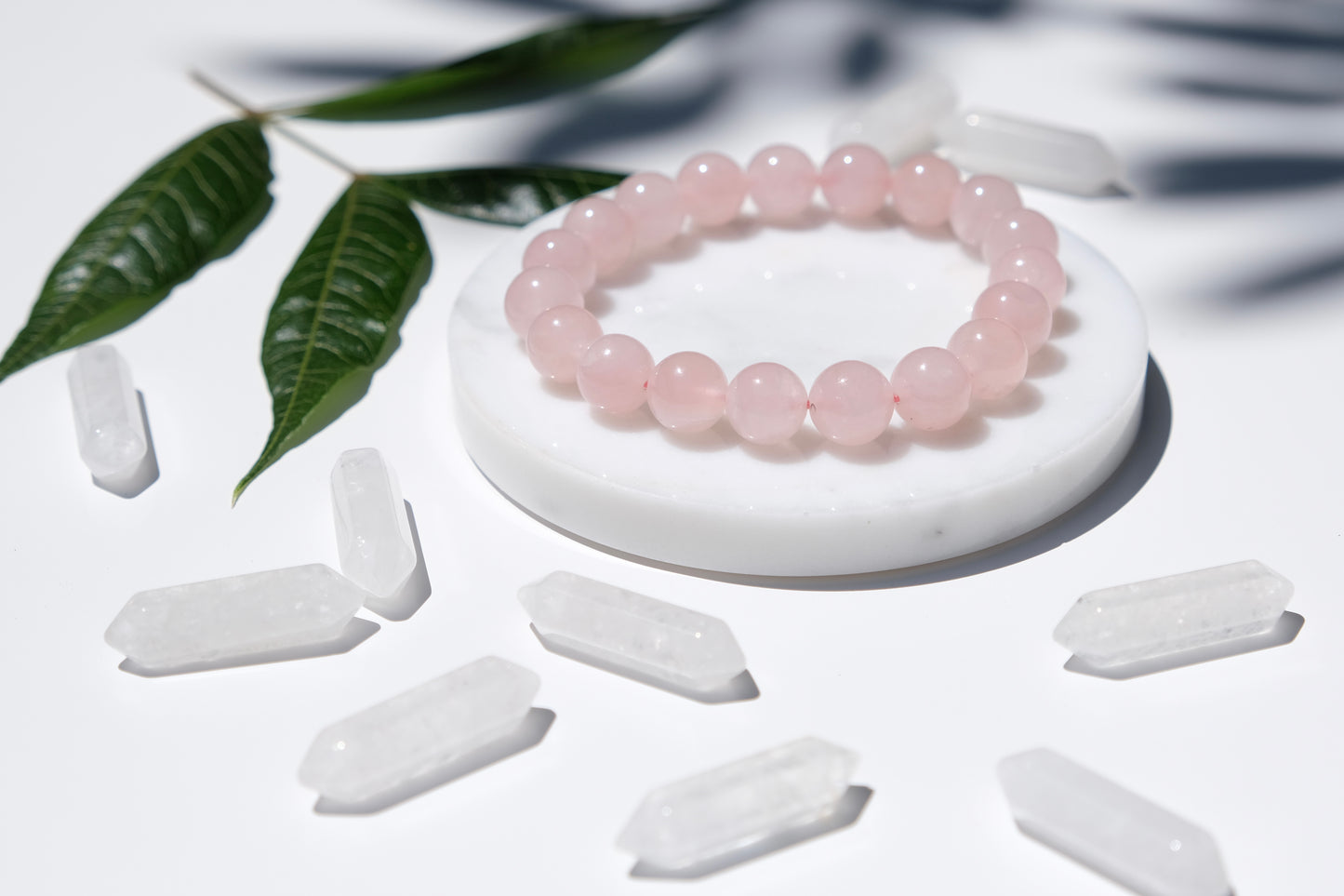 Rose Quartz Bracelet 10mm