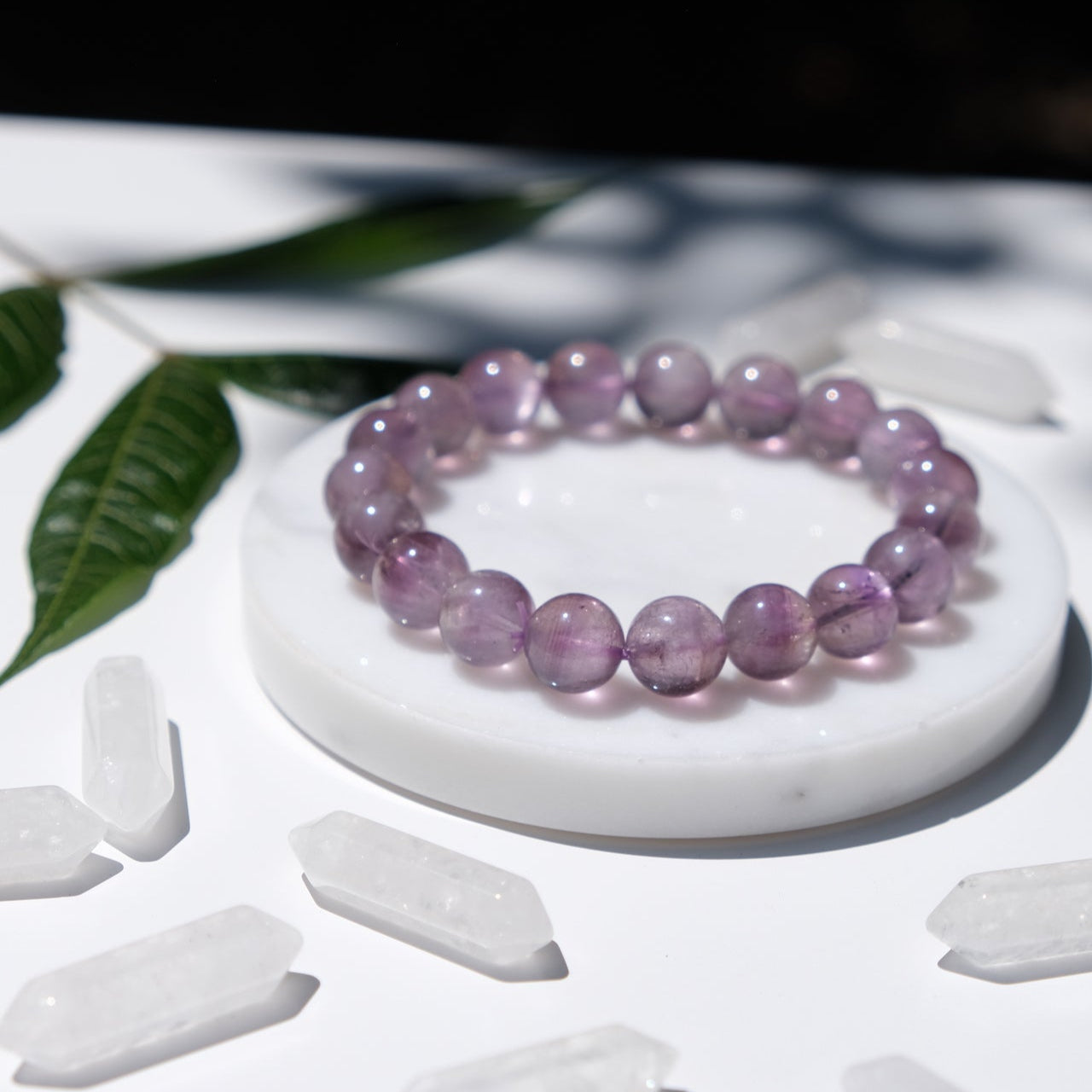 Purple Rutilated Quartz