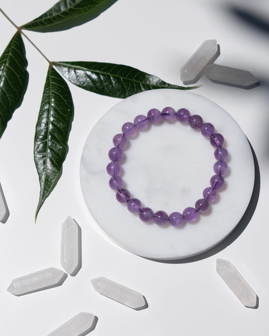 Amethyst Bracelet 8mm