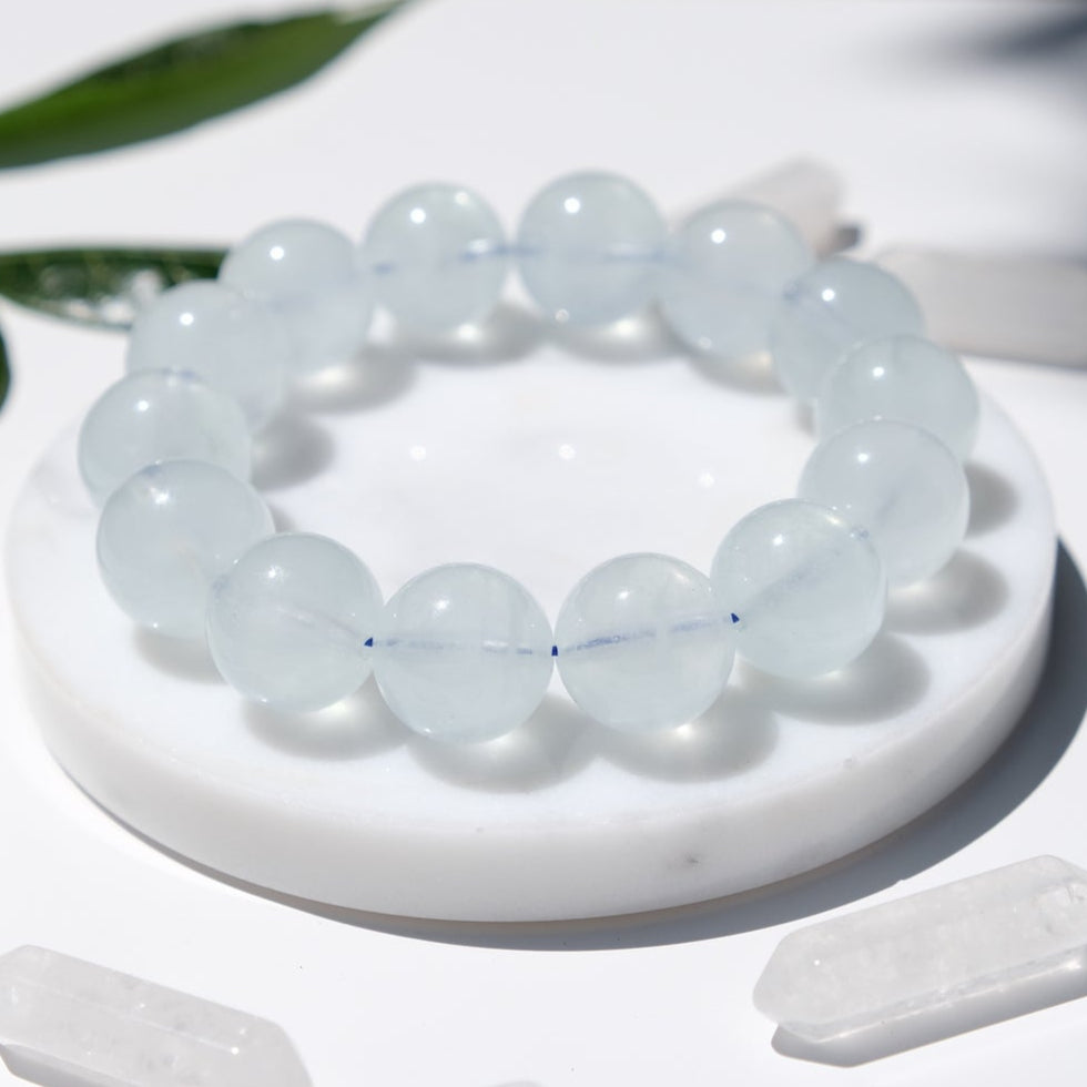 Aquamarine Bracelet 15mm