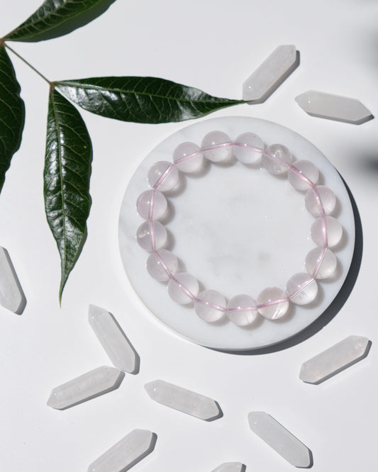 Rose Quartz Bracelet 12mm