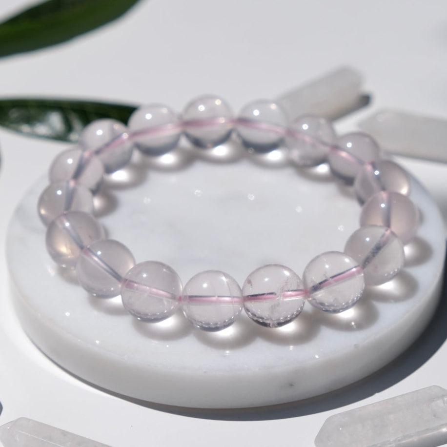 Rose Quartz Bracelet 12mm