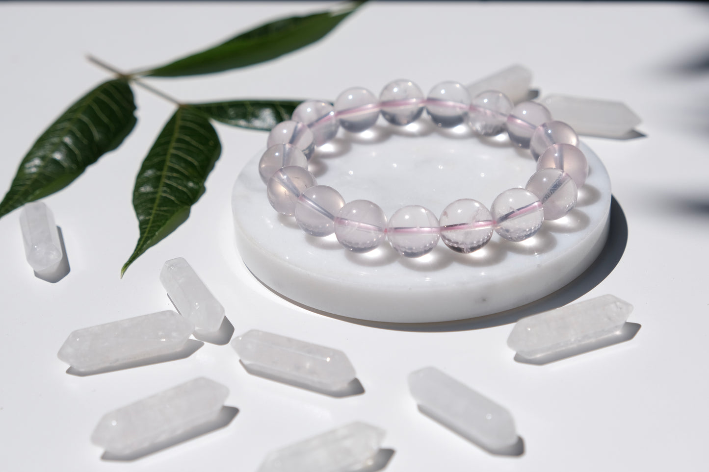 Rose Quartz Bracelet 12mm